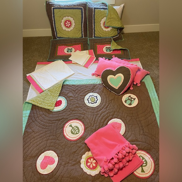 Pottery Barn Teen Bedding 8 Pc Pottery Barn Teen Twin Bedding Set